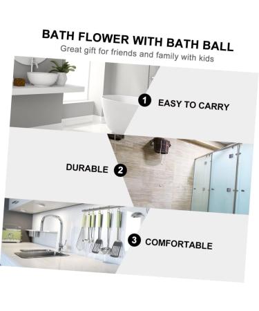 Loofah Bath Towel Scrubber | Exfoliating Bath Sponge & Back Scrubber Strap - Beige - Perfect for Travel & Shower - Buy Online on GoSupps.com