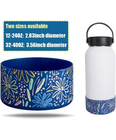 Silicone Sleeve Boot for Hydro Flask, YETI & More (32-40OZ, Black) - BPA Free Anti-Slip Cover - Buy Online on GoSupps.com