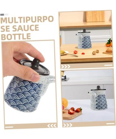 Zerodeko 2pcs Japanese Seasoning Bottle I Am Willow Kitchen Vinegar Bottle Ceramic Vinegar Jars Japanese Vinegar Bottle Vinegar Container Ceramic Oil Bottle Ceramics Soy Sauce Jar 9.50X9.00X8.00CM As Shown 2 - Buy Online on GoSupps.com
