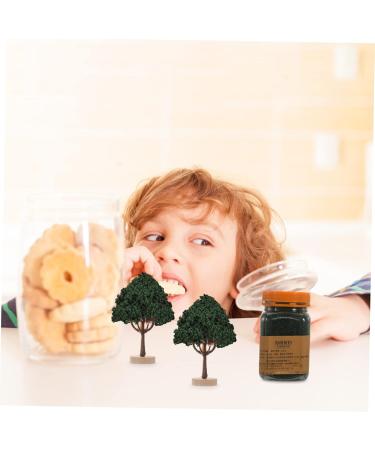 HOMSFOU 1 Sponge Landscaping Tree Powder Plant Diorama Grass Realistic Moss Powder Dense Botanical Powder Dark Green 11.7X6.5cm - Buy Online on GoSupps.com