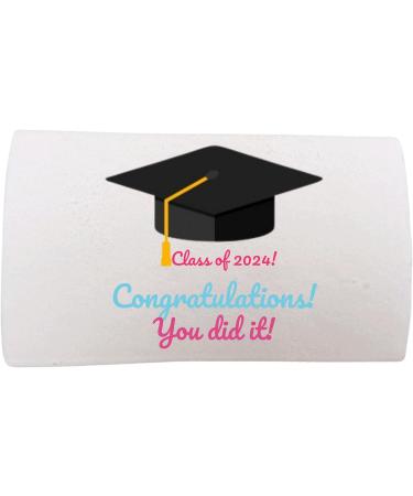 Happy Graduation Giant Marshmallow - Personalised Gift - Congratulations - Proud Moment - Achievement - Celebration - Unique Sweet Gift - Buy Online on GoSupps.com