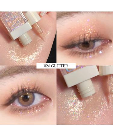 Waterproof Glitter Eyeshadow & Liner Set - Fairy Eye Shadow & Liquid Liner Combo for Sparkly Eye Looks - Buy Online on GoSupps.com