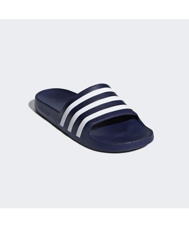 Buy adidas Unisex Adilette Aqua Slides - Dark Blue Ftwr White - International Shipping Available - Buy Online on GoSupps.com