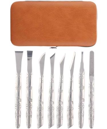 Stainless Steel Foot File Set for Dead Skin Removal | Pedicure Tool Kit for Smooth Feet - Buy Online on GoSupps.com
