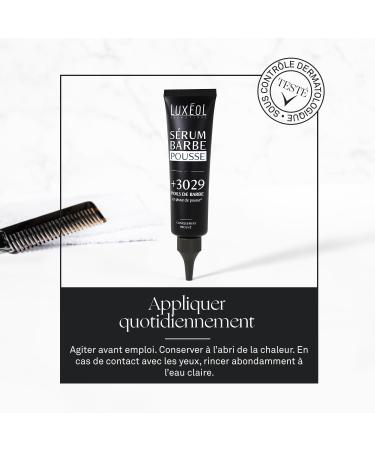 LUX OL - Beard Growth Serum - Density & Thickness - Helps Beard Growth & Hair Improvement - Made in France - 60ml - Buy Online on GoSupps.com
