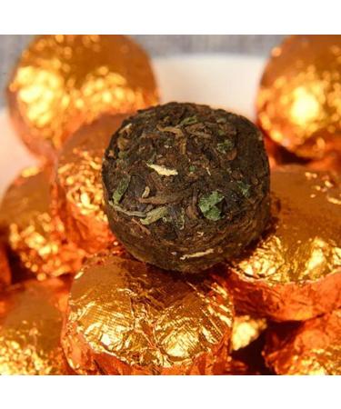 HQZM Yunnan Menghai Thee District Security Pu er Risp Tea Sensitive Green Mini Tuo tea 500g 1764oz - Buy Online on GoSupps.com