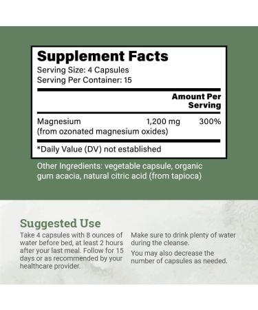 15 Day Gut Cleanse Detox For Women and Men - Vegan Non-GMO Ingredients For Waist Loss and Constipation Relief With A 15 Day Cleanse Gut Support Without Cramping As Seen On TikTok (60 Capsules) - Buy Online on GoSupps.com