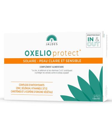 OXELIO PROTECT 60 Capsules | Sun | Light Sensitive Reactive Skin | Prepare for Sun Exposure and Enhance Summer | Natural Carotenoids Vitamins and Minerals | JALDES LABORATORY - Buy Online on GoSupps.com