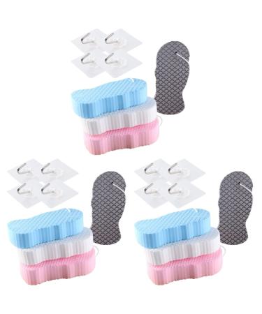 FOMIYES 3 Sets Children's Bath Sponge Baby Supply Sponge Brush Bath Loofah Bathing Supplies Household Shower Tool Cleaning Sponge Scrubber Portable Shower Tool 3D Infant Products PVA Body