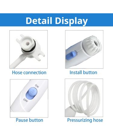 Waterpik Replacement Parts - Water Flosser Tube Repair Kit & Accessories for WP-100 WP-300 WP-660 WP-900 Series - Buy Online on GoSupps.com