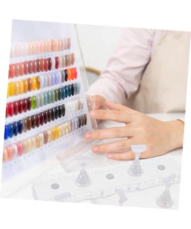 Beavorty 1Set Manicure tools nail tip holder false nail tips display Nail Practice Display Stand nail tips display board nail practice display holder nail stand base Acrylic represent Fairy - Buy Online on GoSupps.com