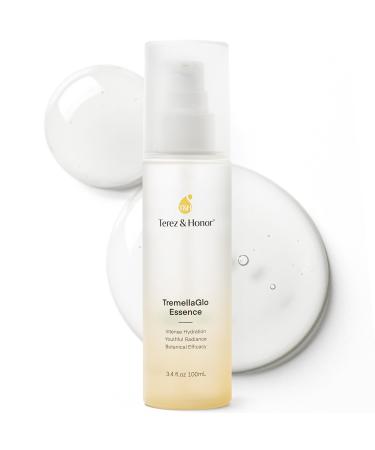TEREZ & HONOR TremellaGlo Face Essence - Vegan Hydration Boost 3.4 fl.oz 100mL - Korean Skin Care