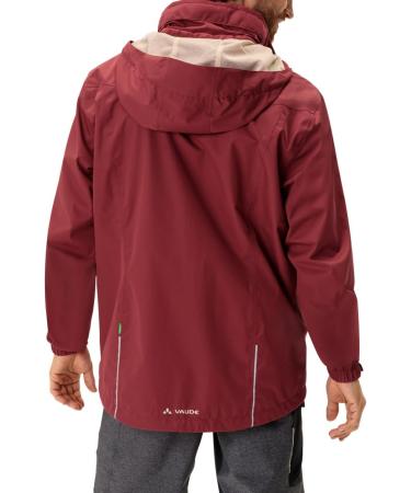 VAUDE Men's Escape Bike Light Jacket L - Lightweight & Packable Cycling Jacket in Carmine | Shop Internationally - Buy Online on GoSupps.com