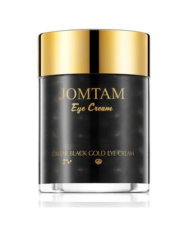 JOMTAM Caviar Black Gold Moisturizing Eye Cream Skin Rejuvenation Dark Circles Smoothing Wrinkles 60gm 2.12oz