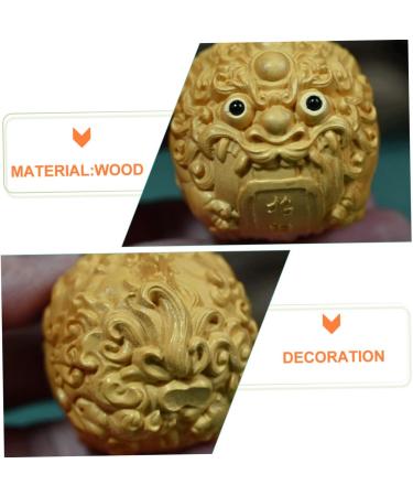 Magiclulu 3ST - Ornamental Wooden Fitness Ball | Handball & Massage Tool for Gymnastics Hand Exercises & Relaxation - Buy Online on GoSupps.com