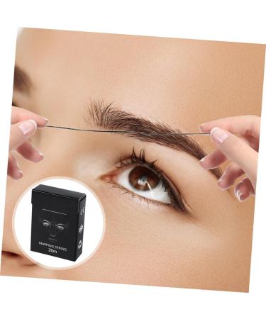 NOLITOY 1box Eyebrow Tattooing Drawing Mapping Tools Ink Practical Measuring Embroidered Manual Supplies 6x4.5cm Black - Buy Online on GoSupps.com