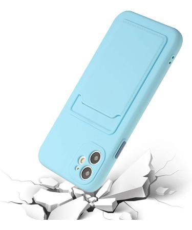 Tivenfezk Nadoli Silicone Case for Xiaomi Redmi Note 12 5G - Ultra Thin Shockproof Scratch-Resistant Wallet TPU Cover with Credit Card Holder - Blue - Buy Online on GoSupps.com