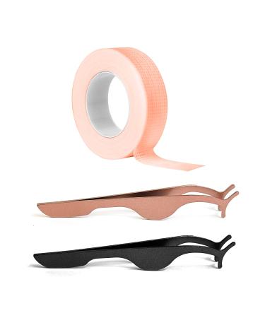 3-part eyelash tongs set 2 eyelash tendons and 1 eyelash tongue applicator for false eyelashes tweezers for removal tool for false eyelashes - Buy Online on GoSupps.com