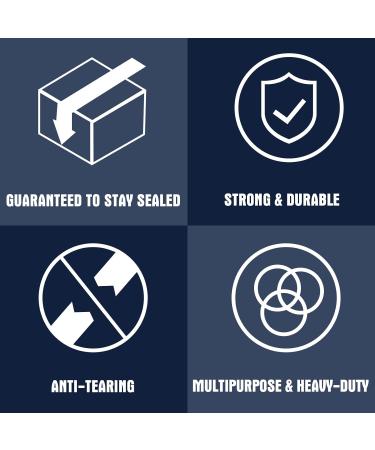 PANDRI Clear Packing Tape 12 Rolls Heavy Duty Packaging Tape for Shipping Packaging Moving Sealing 1.88 inches Wide 65 Yards Per Roll Total 780 Yards - Buy Online on GoSupps.com