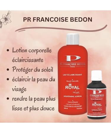 Pr. Francoise Bedon ROYAL Lightening Lotion - Natural Multivitamins for Radiant Skin 500ml | International Shipping - Buy Online on GoSupps.com