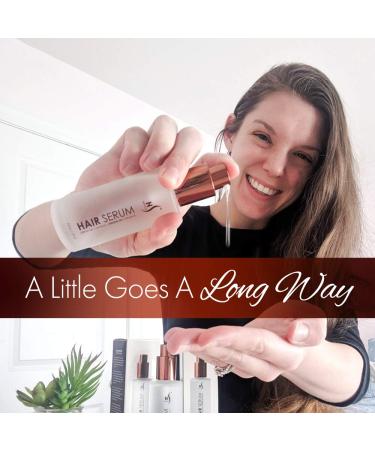 Herstyler Hair Repair Serum - Argan Oil, Vitamin E & Aloe Vera Serum for Frizz Control, Shine, and Straightening - 2 Fl Oz - Buy Online on GoSupps.com