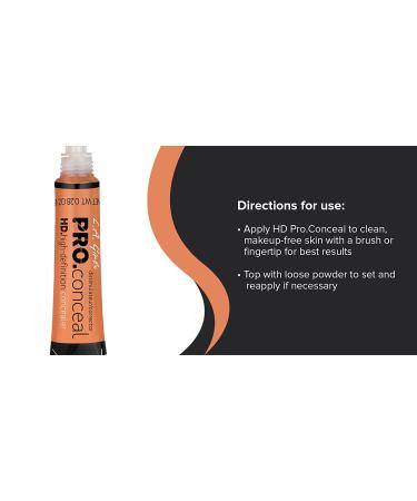L.A. Girl Pro Conceal HD Concealer 0.28oz - Orange Corrector | High Definition Formula - Buy Online on GoSupps.com