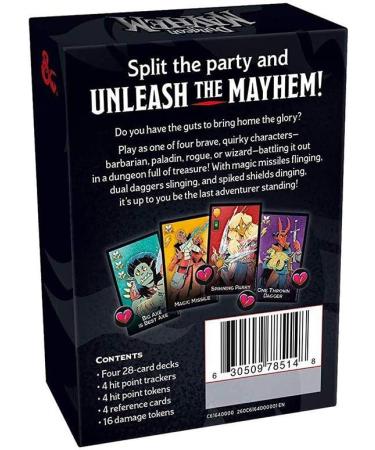 Dungeon Mayhem Card Game: Dungeons & Dragons | 24 Players | 120 Cards - Buy Online on GoSupps.com