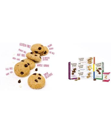  HomeFree HomeFree Gluten-Free Cookie and Chocolate Chip Cookie Box 144g - Buy Online on GoSupps.com
