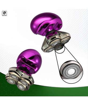 Butterfly Kiss Pro Electric Shaver for Women | Hair Removal | Stylish Purple Design - Buy Online on GoSupps.com