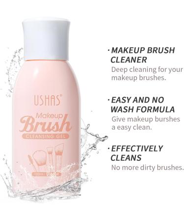 Make-Up Brush Cleaner Beauty brush Cleaning Liquid Mild Water Based Brush Puff Cleaner-Removes Makeup Dead Skin Bacteria and Dirt from Makeup Brushes Cruelty-Free Fast Drying Easy to Use - Buy Online on GoSupps.com