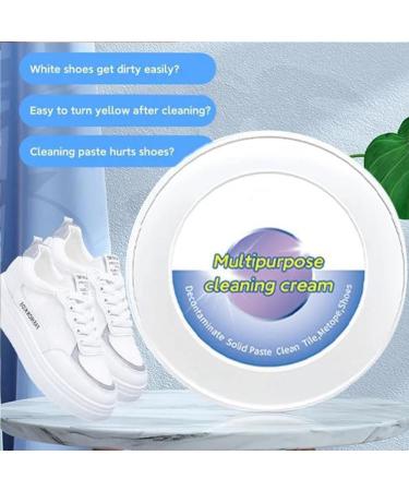 2023 New Multi-Functional Cleaning And Stain Removal Cream White Shoe Cleaning Cream With Sponge Multipurpose Cleaning Cream White Shoe Cleaning Paste No Need To Wash (1PCS) - Buy Online on GoSupps.com