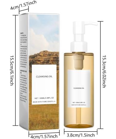 JUNHONGLI Centellacleansing Oil 100ml Natural Centellalight Cleansing Oil Centellacleansing Oil For Facial Soothing Hydration 1 - Buy Online on GoSupps.com