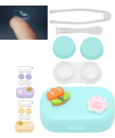 Buy Jeozbm Portable Contact Lens Container Set | 6cm Violet Storage & Remover Tool - Ideal for Everyday Use - International Shipping Available - Buy Online on GoSupps.com