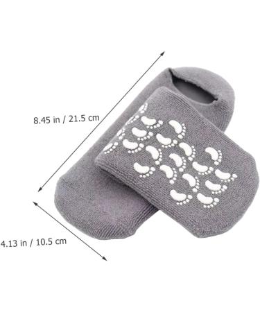 FRCOLOR 1 Pair Gel Socks for Dry Cracked Feet Moisturizing Socks for Cracked Heel Repair Silicone Moisturizing Socks Moisturizing Heel Socks Foot Women's Lotion Polyester - Buy Online on GoSupps.com