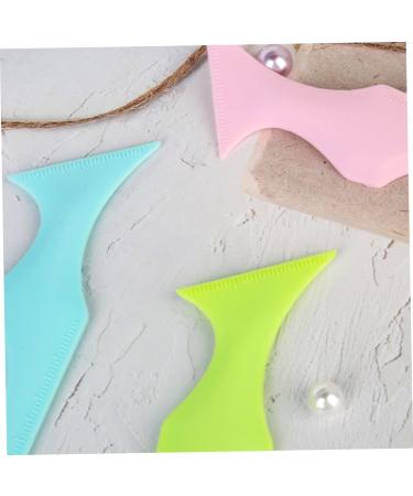 DOITOOL Lipstick 2pcs Silicone Beauty Ruler Makeup Mascara Makeup Samples Eyebrow Template Silicone Board Eyelash Eyeshadow - Buy Online on GoSupps.com