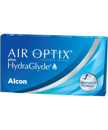 Buy Air Optix Plus HydraGlyde Monthly Soft Contact Lenses - 6 Pack BC 8.6 mm Dia 14.2 mm +0.25 Diopters - International Shipping - Buy Online on GoSupps.com
