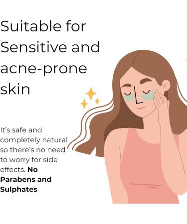 Noor Skincare Under Eye Cream for Dark Circles Removal Women/Men Gel based Organic Natural Rich Anti-Puffy Wrinkle Care & Glow Enhancer with Saffron Almond Turmeric Aloe - Buy Online on GoSupps.com