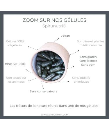 Food supplement-Immune defenses-Microbiote- Acerola- Vitamins- Spirulina Bio Ecocert 19% Phycocyanin- Spiru D fenses Bio Eco of 210 vegetable capsules Made in France Spirunutri - Buy Online on GoSupps.com
