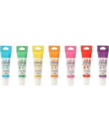 Colour Splash Food Colouring Gel (Rainbow Colours 7 Set) - Buy Online on GoSupps.com