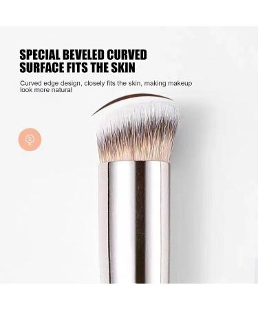 Okaywork Large Inclined Foundation Brush Makeup Brush Blush Brush Foundation Brush Dense Synthetic Premium Brush Hairs for Liquid Makeup Cream Powder Foundation - Buy Online on GoSupps.com
