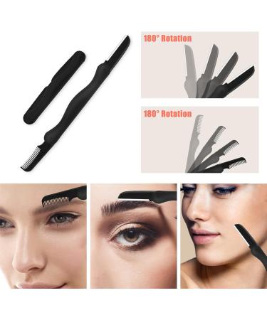 Lusofie 7-in-1 Eyebrow Kit for Women and Men - Eyebrow Razor, Trimmer Set with Brush, Scissors, Tweezers - Perfect Eyebrow Shaping Tools - Buy Online on GoSupps.com