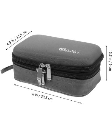 Healifty Insulin Cooler Storage Bag - Practical Medicine Organizer for Diabetic Travel - Grey Travel Tote Bag - Buy Online on GoSupps.com