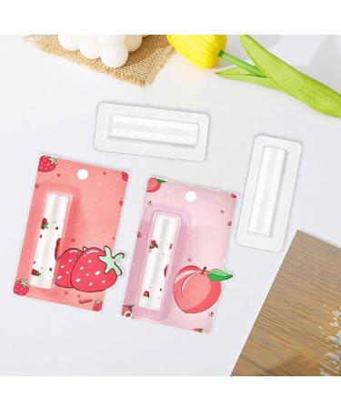 Luxylei 50Pcs Clear Plastic Lip Balm Container Coin Holder Waterproof Rectangle Lipstick DIY Gifts for Christmas Festival Valentine's Day - Buy Online on GoSupps.com