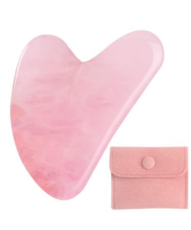Lamkrtlp gua Sha stones face jade stone heart shape guasha board scratch massage tool for face eyes neck for skin care beauty and relaxation of the body muscles - Buy Online on GoSupps.com