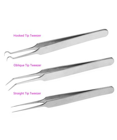 Stainless Steel Blackhead Remover - Effective Nose Acne Elimination Tweezers | 8.7cm Beauty Nipper Tool for Flawless Skin - Buy Online on GoSupps.com