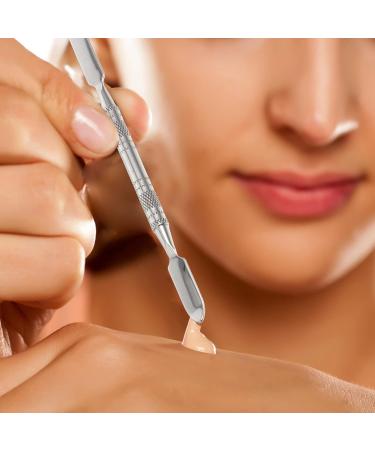 Vicasky 2 Sets Ring Palette & Makeup Spatula - Stainless Steel Heart Makeup Plate & Nail Art Tablet for Precision Drawing - Buy Online on GoSupps.com