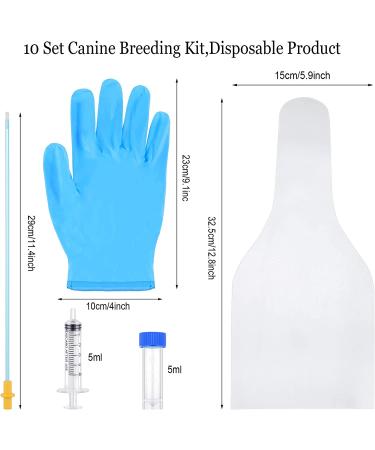 10 Set Artificial Insemination Dog Breeding Kit - Canine Breeder Supplies for Small to Medium Breeds - Buy Online on GoSupps.com