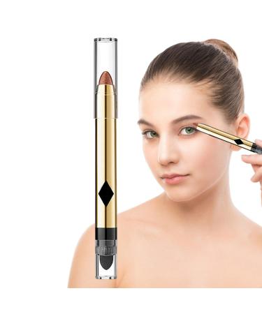 Eyeshadow - Double-Ended Pearlescent Cream Eye Shadow Pencil - Crayon Brightener Highlighter Makeup Stick Kit Waterproof Shimmer Eyeliner Makeup Tosier 03#