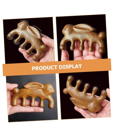 CLISPEED Green Sandalwood Massage Comb Set - 2pcs Facial Massager & Scalp Comb for Relaxation - Buy Online on GoSupps.com