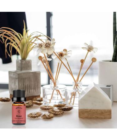 yethious Organic Rose & Peony Essential Oil Set - 2x10ML for Diffuser Skincare & Candle Making - Natural Floral Oils Gift - Buy Online on GoSupps.com